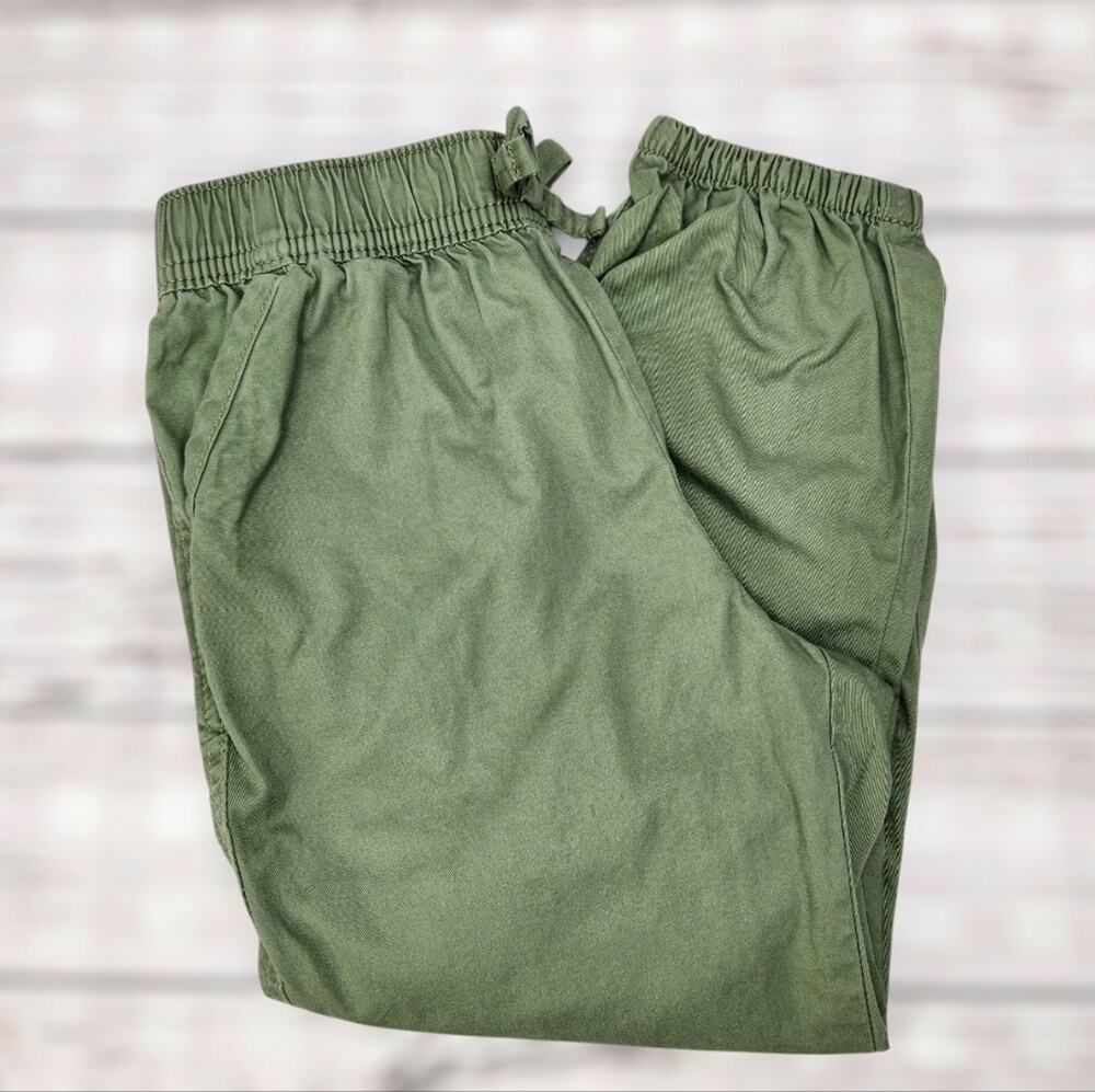 The Children's Place Girls Green Pull On Pants Size 6 Spring Summer
